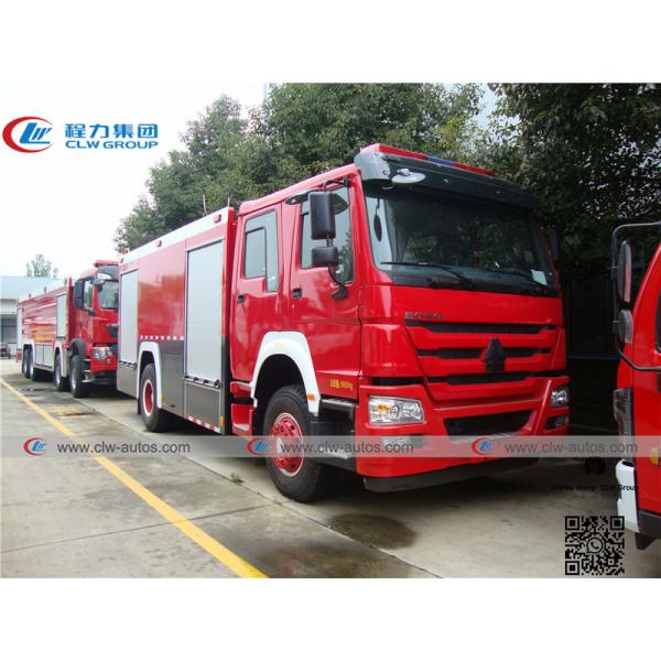 Buy LHD Sinotruk Howo 4x2 5cbm Water Tank Fire Fighting Truck at wholesale prices