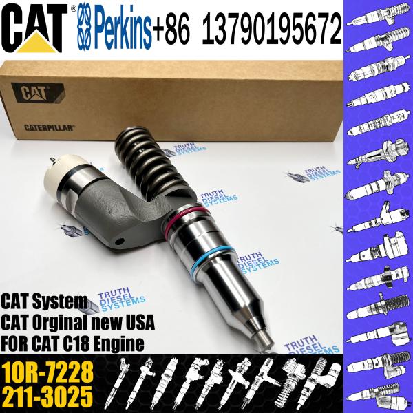 Excavator common rail diesel fuel injector 1OR-7228 211-3025 253-0597 20R-8048