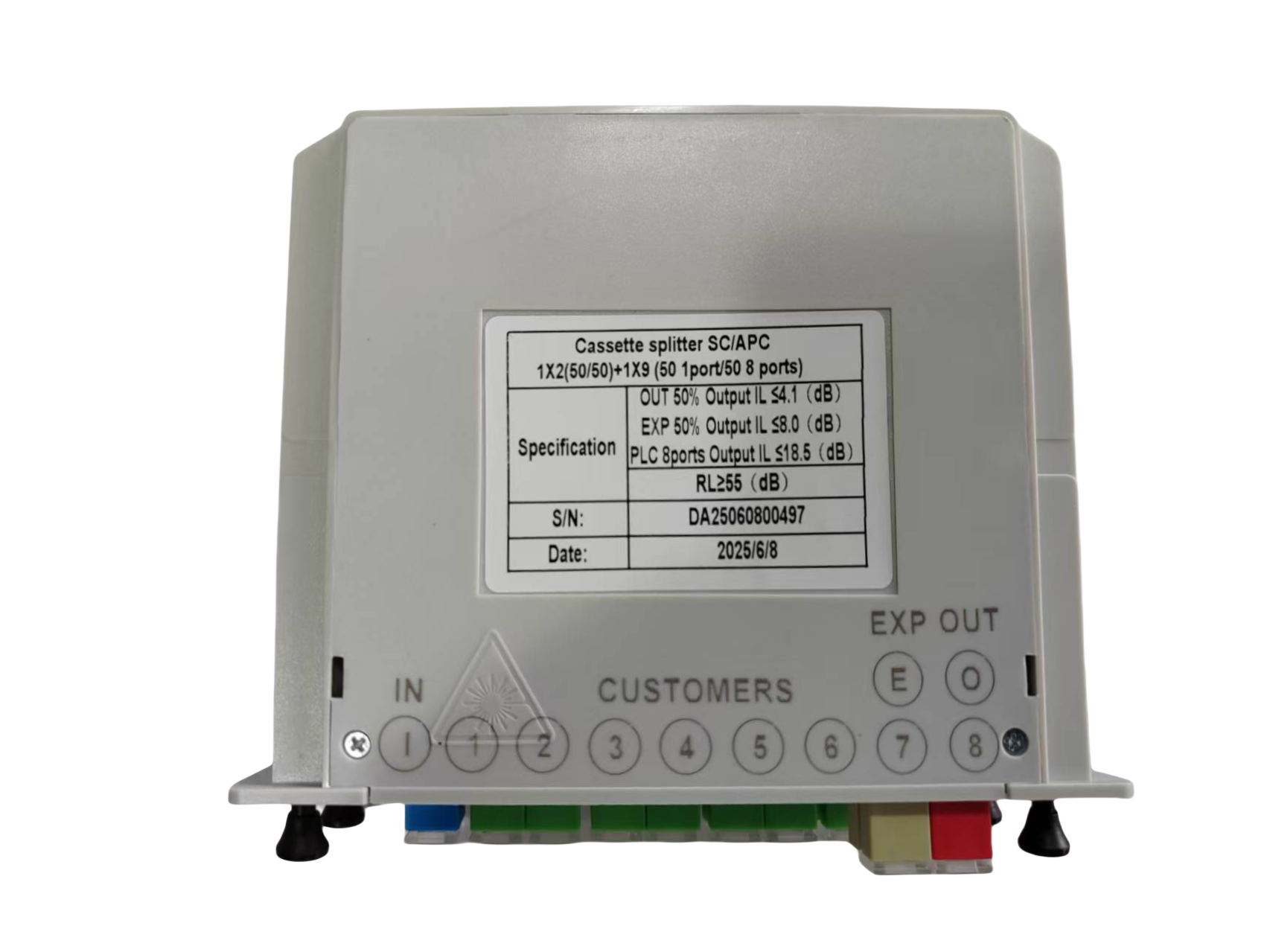 China 1x9 Uneven PLC Splitter on sale