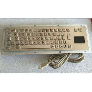 China Vandal resistance Thai language metal keyboard with touchpad on sale