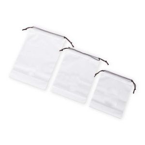 15cm*20cm Drawstring Plastic Bag Waterproof 50-200microns Thickness