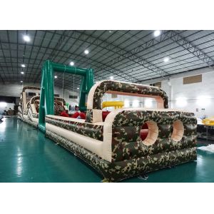 Inflatable Boot Camp Obstacle Course Challenge / Outdoor Inflatable Obstacle