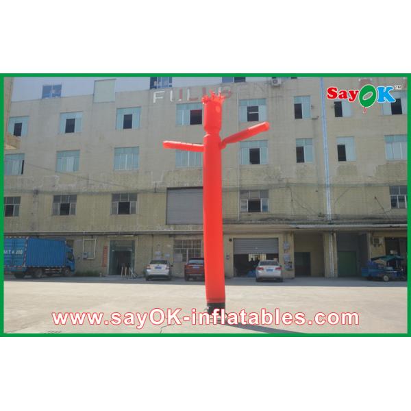 Inflatable Waving Man Orange 5m Inflatable Dancing Man / Dancing Balloon Man