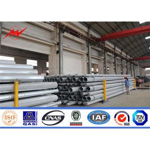 69 KV Q345 NEA Standard 86um Hot Dip Galvanized Pole