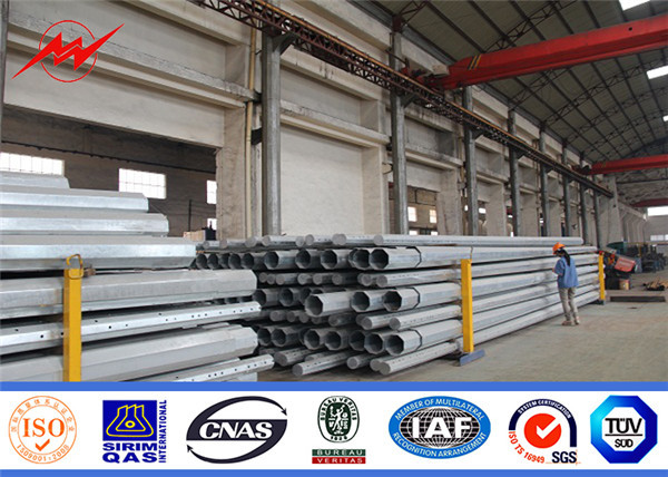 Buy 69 KV Q345 NEA Standard 86um Hot Dip Galvanized Pole at wholesale prices
