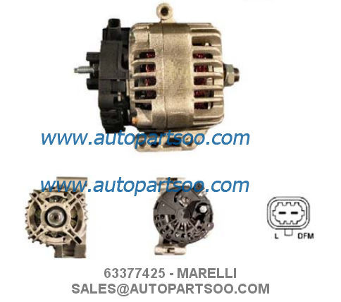 Buy 63377425 DRA0092 - MARELLI Alternator 12V 120A Alternadores at wholesale prices