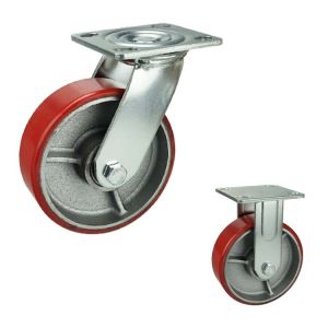 No Marking Heavy Duty Casters Iron PU