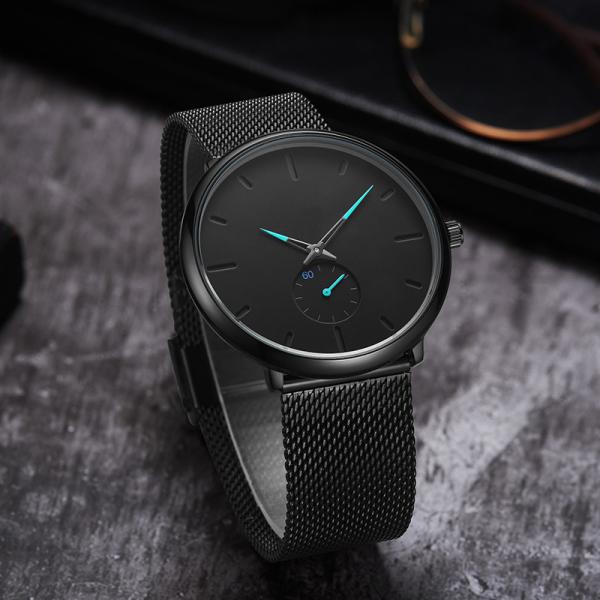 Buy PE45 Movt Alloy Quartz Wrist Watch , Scratchproof 316l Stainless Steel Watch at wholesale prices