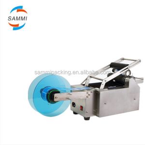 Quality Semi Automatic Small Stick Label Machine, Round Bottle Labeling Machine for sale