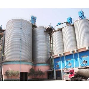 Commercial 100 1000 10000 Bushel Grain Bin For Cement Fly Ash Storage
