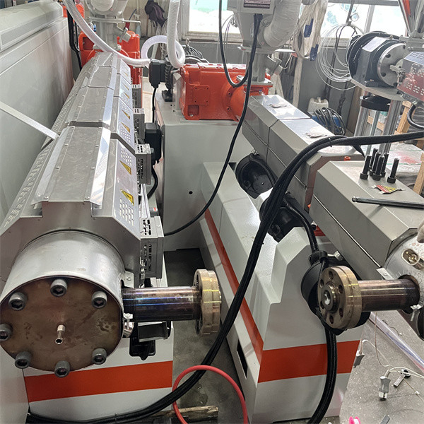 HDPE PP Double Wall Corrugated Pipe Extruder Machine