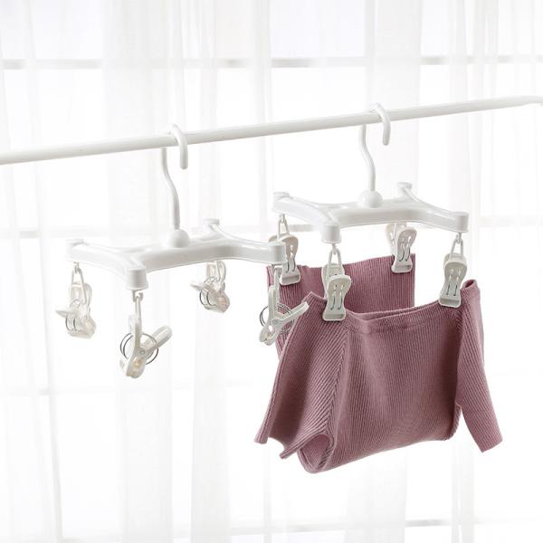 Buy 4 Clips Hanging Jacket Childrens Clothes Peg Clothes Hanger Clips at wholesale prices