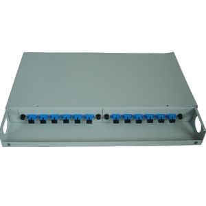 Rack Mount Fiber Optic Patch Panel Enclosure Distribution Fc Sc Adapter