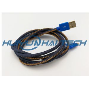 High Density PET Expandable Braided Sleeving Black Flexible Cable Protection