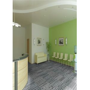 Anti Fire PVC Woven Vinyl Flooring Office Use Hot Resistant High Strength