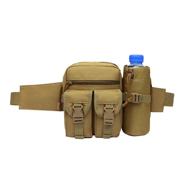 Buy Outdoor Camping Multicolor Waist Backpack with Belt and Pattern Type Water Bottle Bag at wholesale prices