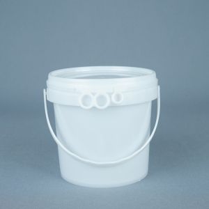 Customizable Transparent Plastic Bucket Smooth Surface IML/Thermal Transfer
