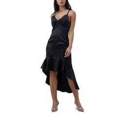 Women Silk Slip Dress Elegant Customized Asymmetric Backless Dresses