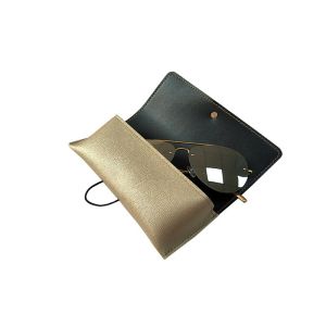 Newest PU leather Eyewear Glasses Pouch Case Multifunctional Sunglasses Bag
