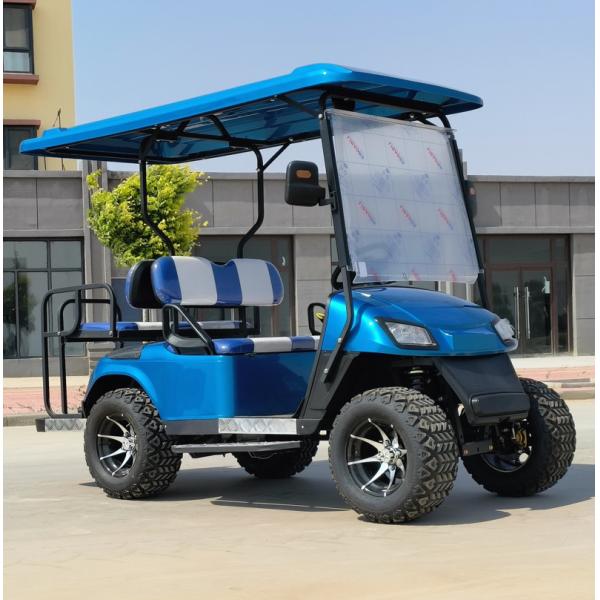Golf Cart Supplier Rechargeable Classic Trolley Bus 4 Seater Golf Electric Cart