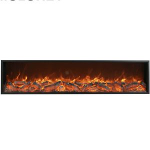 180cm 70inch No Heat Flush Mounted Electric Fireplace LED Lamp Fake Log