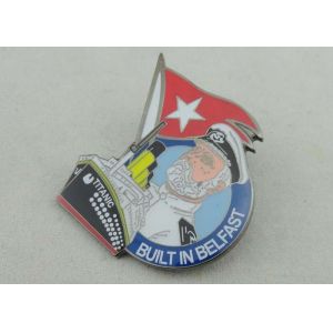 TITANIC Memorial Soft Enamel Pin With Iron Die Struck and Black Nickel Plating
