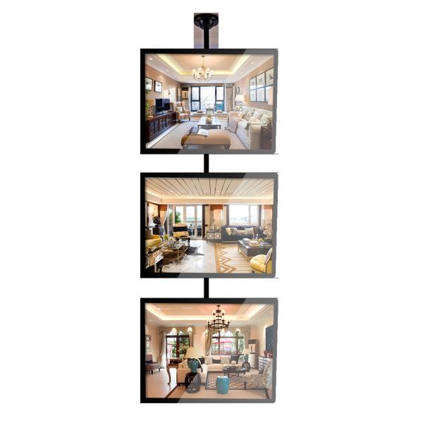 Super Slim Frameless Wall Mounted LED Light Box Show Poster At Desktop