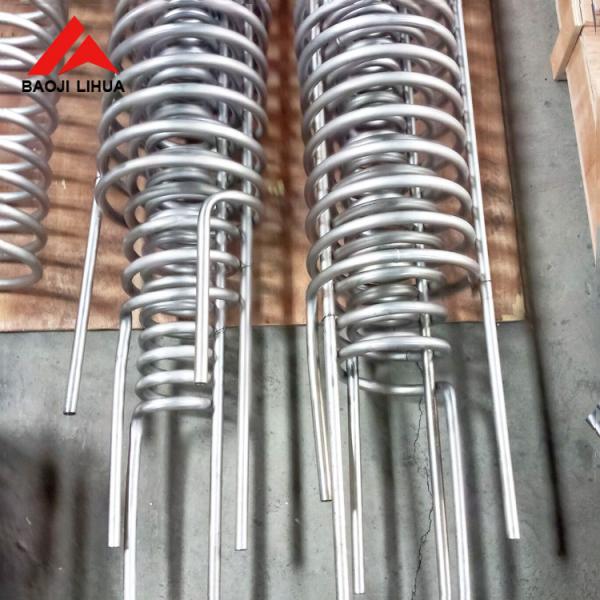 Buy Heat Exchanger Pure Titanium Tube Coil Seamless ASTM B338 at wholesale prices