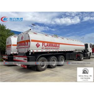 3 Axle 46000L 35T 40T Carbon Steel Fuel Tanker Truck