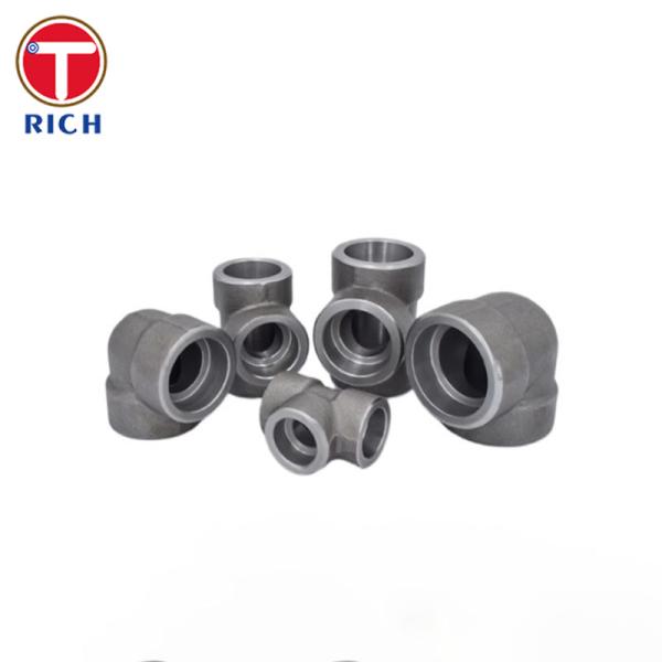 ASTM A105 Forged Pipe Fittings Carbon Steel Tee Forgings For Piping