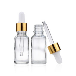 20ml Wholesale Clear Glass Dropper Bottles-Essential Oil Makeup Cosmetic