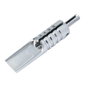 Stainless Steel Tattoo Grips and Tubes 49F with Opened Backstem and Magnum Tips