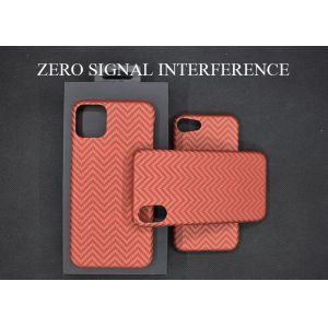 Smooth Touch Orange iPhone SE Aramid Fiber Phone Case