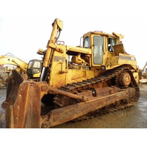 Single Ripper Rops Cabin Used D8 Bulldozer Powershift Transmission