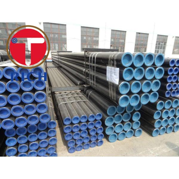 Black Coating Seamless Steel Tube Hot Rolled Non - Alloy For Gas Transportation