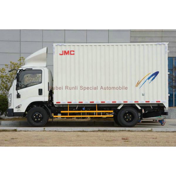 4x2 JMC Single Cabin Small Light Van Truck 3Tons 5Tons Closed Box Truck Best Price For Sales