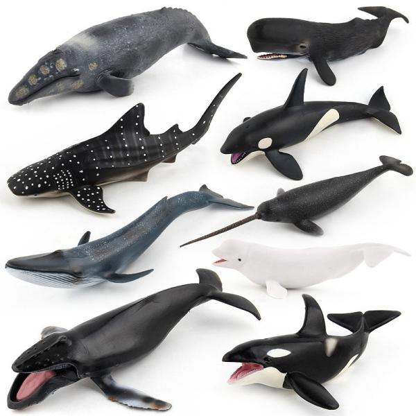 Buy Realistic Marine Fauna Figure Replicas Set Shark Dolphin Octopus Turtle Toy - Assorted Colors at wholesale prices