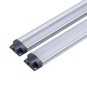 3W IP20 Undermount LED Cabinet Lights Aluminum PMMA Point Touch