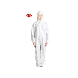 Waterproof breathabe disposable protective hooded nonwoven Coveralls