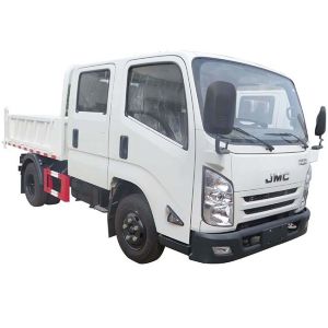 Cheaper Price Mini Small JMC Carrying Plus Double Row Cabin Tipper Truck 4 Tons