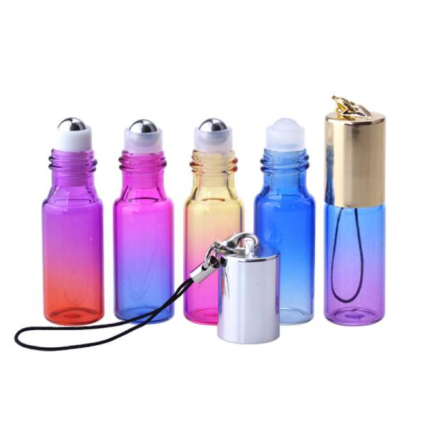 Colorful Cosmetic Packaging 10ml 15ml Glass Ball Bottles