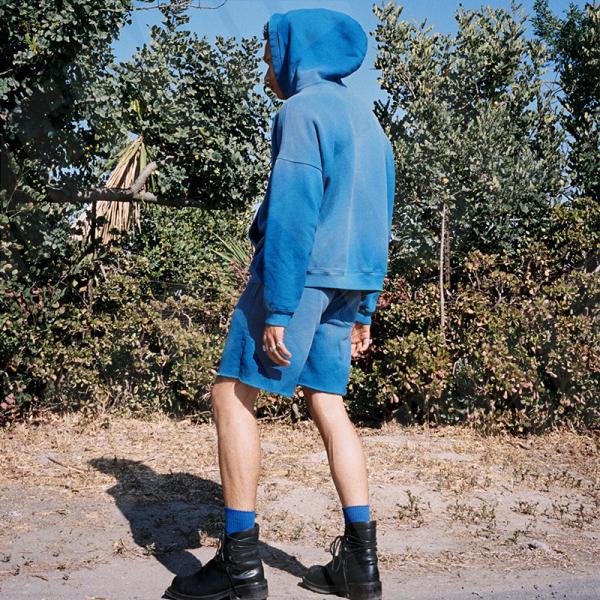 Custom Sun Faded French Terry Sweatsuits Acid Wash 100% Cotton Hoodie Distressed