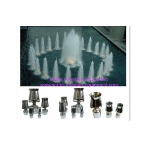 SS304 Material Adjustable Cedar Fountain Nozzles Head Size DN20 To DN80