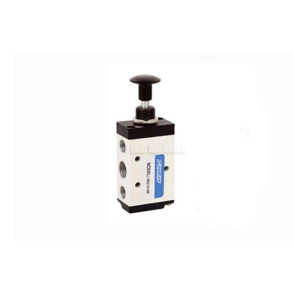 Two Position Five Way Manual Operated Hand Valve 4R210-08S With Spring Automatic