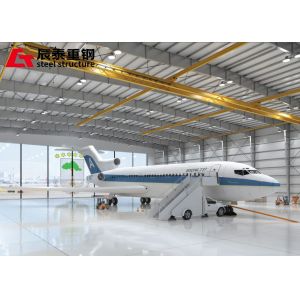 Prefabricated Hot Rolled Steel Structure Aircraft Hangar Warehouse H Section