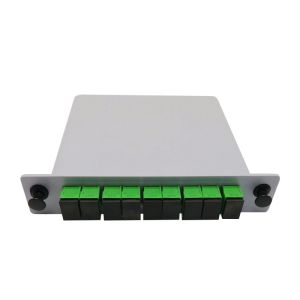 1×8 Sc/Apc Connectror LGX Box Type Fiber Optic PLC Splitter