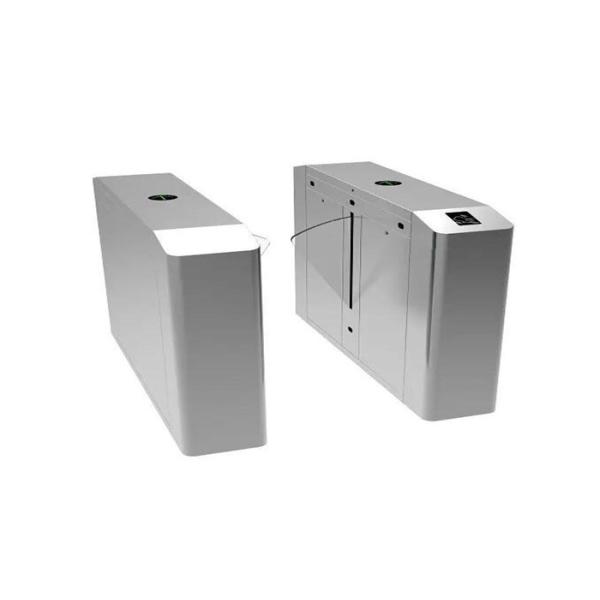 Buy Electrical Retractable Flap Barrier Gate , Supermarket / Subway Turnstile at wholesale prices
