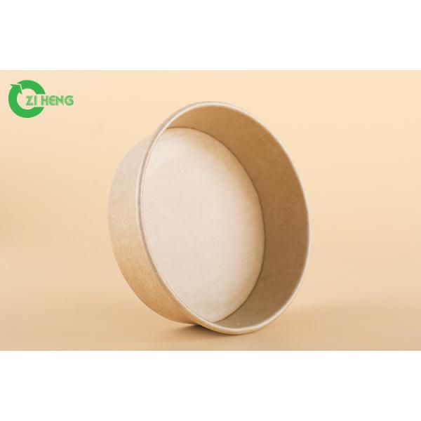Buy Food grade 100% recyclable disposable kraft strong paper bowl 16oz at wholesale prices