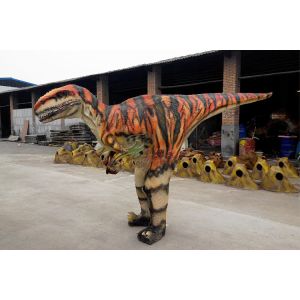 Workers Sunproof Realistic Dinosaur Costume Colorized Lifelike For Adults
