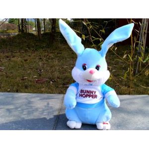 Funny Singing and Talking Plush Toys with Moving Ear Easter Bunny